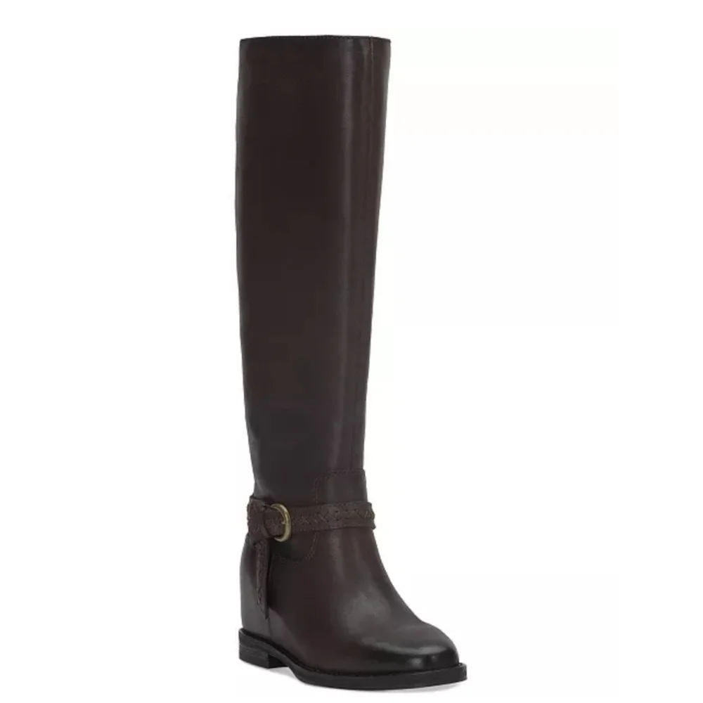 Lucky Brand Maltet Women’s Knee-High Wedge Boots NWOB Size 6M - Picture 2 of 10